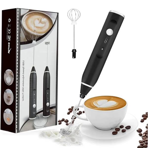 2 in 1 High Quality USB Rechargeable Coffee Maker & Egg Beater