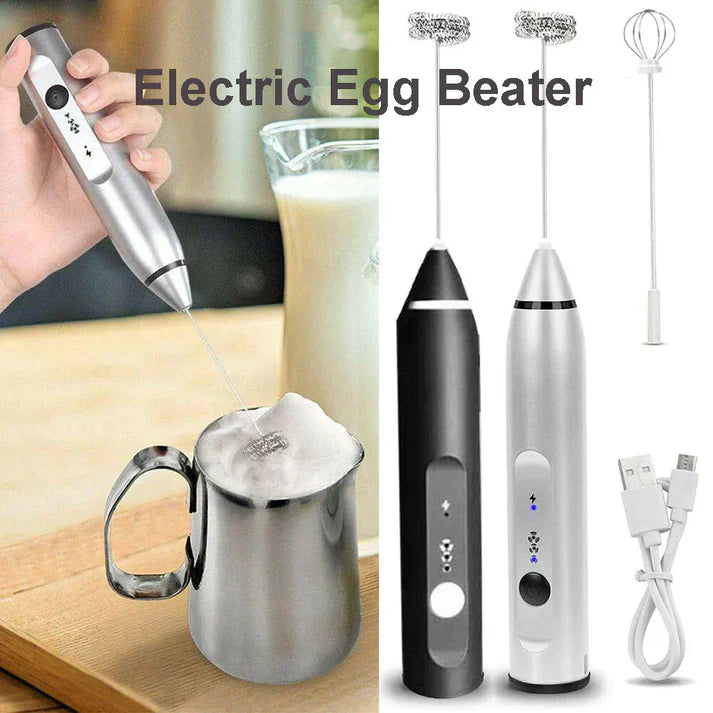 2 in 1 High Quality USB Rechargeable Coffee Maker & Egg Beater
