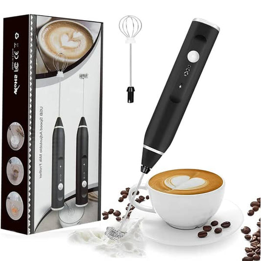 2 in 1 High Quality USB Rechargeable Coffee Maker & Egg Beater